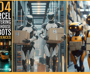 404 Parcel Delivering Warehouse Robots