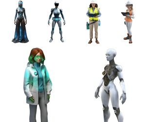 Character Model Collection - Robotics & Professional Series