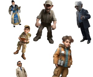Adventure Team Character Set