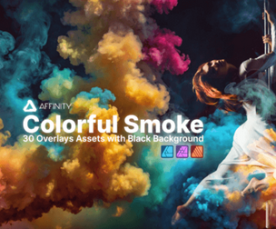 Affinity Assets Colourful Smoke Overlays