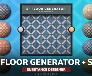 %100 Substance Designer SF Floor Generator