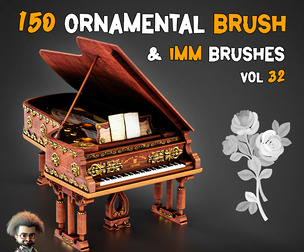 150 Ornamental Brush + Imm Brushes - Vol 32