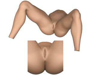 3D Print Ready Female Vagina With Torso