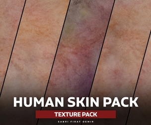 Premium Human Skin Pack - High-Quality Decal/Alpha/Overlay Map Texture Pack