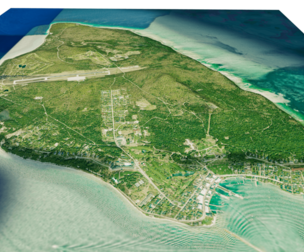 mackinac island 3d model terrain