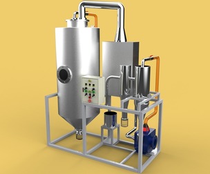 CENTRIFUGAL SPRAY DRYER MACHINE SPRAYING DRYING POWDER GRANULE