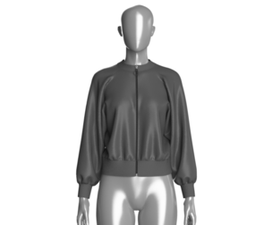 Ladies Bomber Black Jacket | Marvelous | Blender