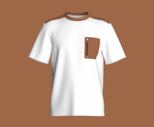 Men Zip Pocket T-Shirt | Marvelous | Blender