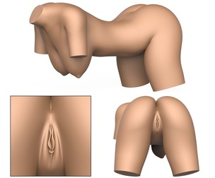 3D Print Ready Female Vagina With Torso