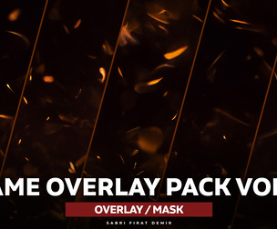 High-Quality Flame - Particle Overlay Pack (For Texturing, VFX, and Visualizations)