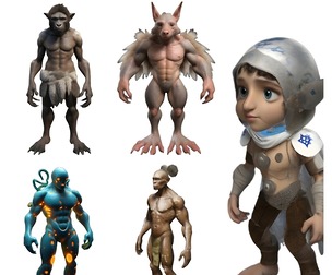 Fantasy Creature Character Collection