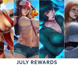 Patreon July 2021 Rewards (Pretty Tier)