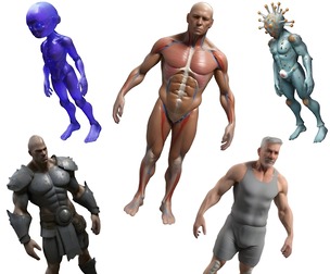 Human-Inspired Character Bundle