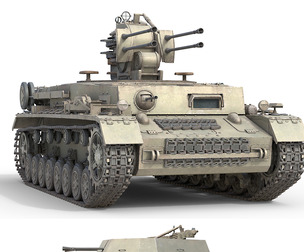Flakpanzer IV Wirbelwind Tank