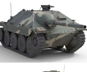 Hetzer Jagdpanzer 38 Light tank destroyer