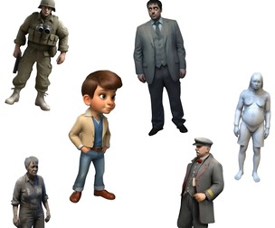 Collection of Various Character Models