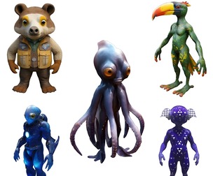 Anthropomorphic Character Collection
