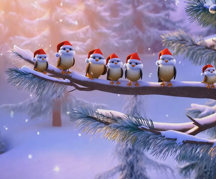 Christmas birds