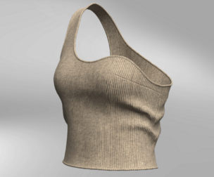 Autumn womens thin ribbed knit sleeveless shirt