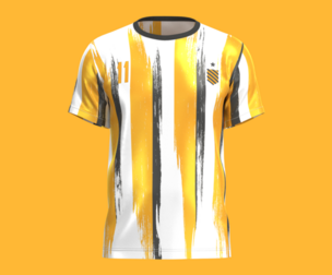 Soccer Orange Sports Jersey Player-11 | Marvelous | Blender