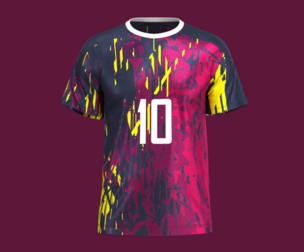 Soccer Purple Jersey Player-10 | Marvelous | Blender