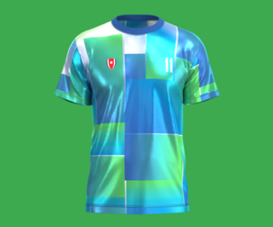 Soccer Printed Jersey-11 | Marvelous | Blender