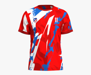 Soccer Red Print Jersey-11 | Marvelous | Blender