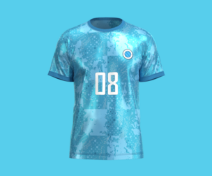 Soccer Sports Blue Jersey-08 | Marvelous | Blender