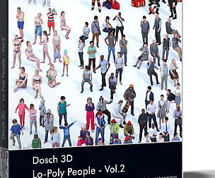Dosch 3D - Lo Poly People Vol.2