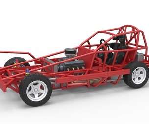 BriSCA Formula 1 Stock Car Base for Dirt 1:25