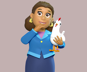 Mayor Goodway And Chickaletta - Paw Patrol