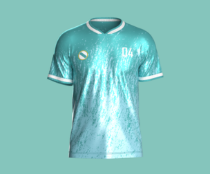 Soccer Sports Jersey Player-04  | Marvelous | Blender