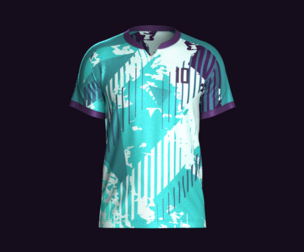 Mens Soccer Monochromatic Blue With White Jersey Player-10 | Marvelous | Blender