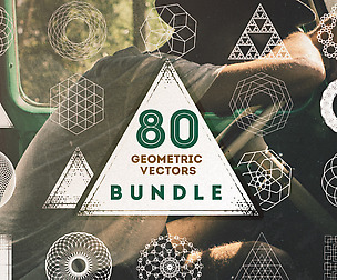 80 Geometric Vectors Bundle