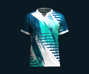 Mens Soccer Multi color Blue with white Jersey Player-10  | Marvelous | Blender