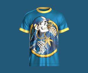 T-Shirt Rap Skull  | Marvelous | Blender
