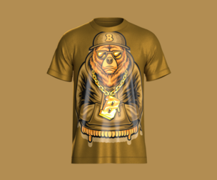T-Shirt Rapper Bear  | Marvelous | Blender