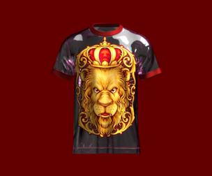 T-Shirt Royal King Lion  | Marvelous | Blender