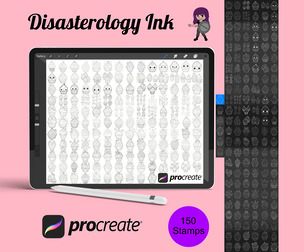 Cupcakes Set 1 Procreate Brush Stamps, 150 Cakes