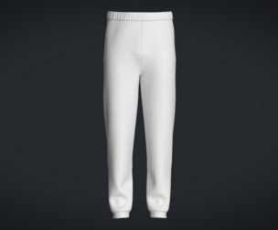 Sweatpant-White  | Marvelous | Blender