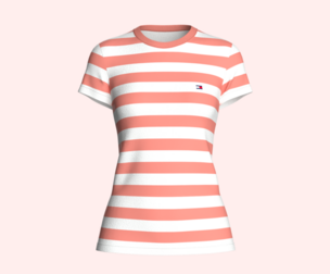 Tommy Hilfiger-Girls Crewneck Stripe T-Shirt  | Marvelous | Blender