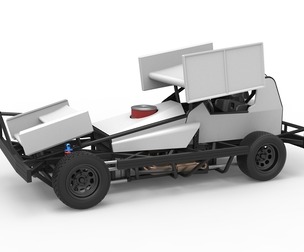 BriSCA Formula 1 Stock Car for Asphalt 1:25