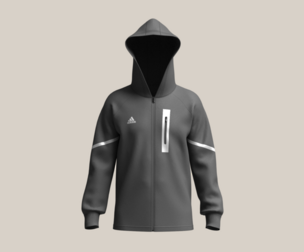 Adidas-Gameday Full Zip-Hoodie | Marvelous | Blender