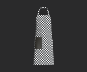 Apron-Checked V3  | Marvelous | Blender