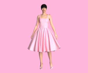 Barbie Dress-Barbie Logo | Marvelous | Blender