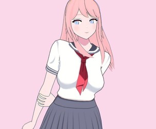 Anime girl - Student - 5