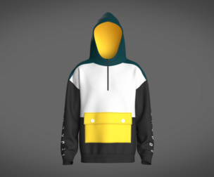 Men Hoodie With Pocket  | Marvelous | Blender