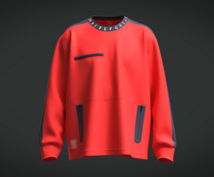 Men Sweatshirt - Red And Blue  | Marvelous | Blender