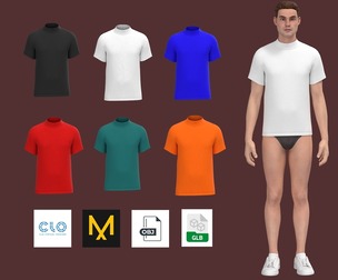 High Neck T-shirt | Marvelous | Blender