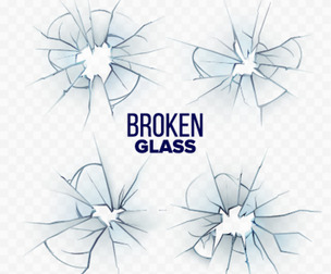 Realistic Broken Glass Texture, Shattered Patterns, Cracks Sharp Texture, Explosion Effect